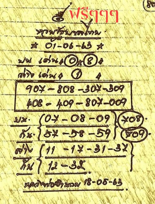 เลขเด็ดหวยพ่อเงิน