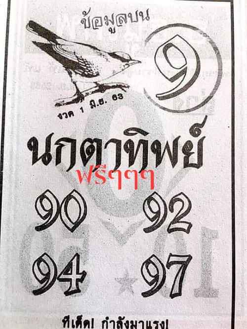 เลขเด็ดนกตาทิพย์