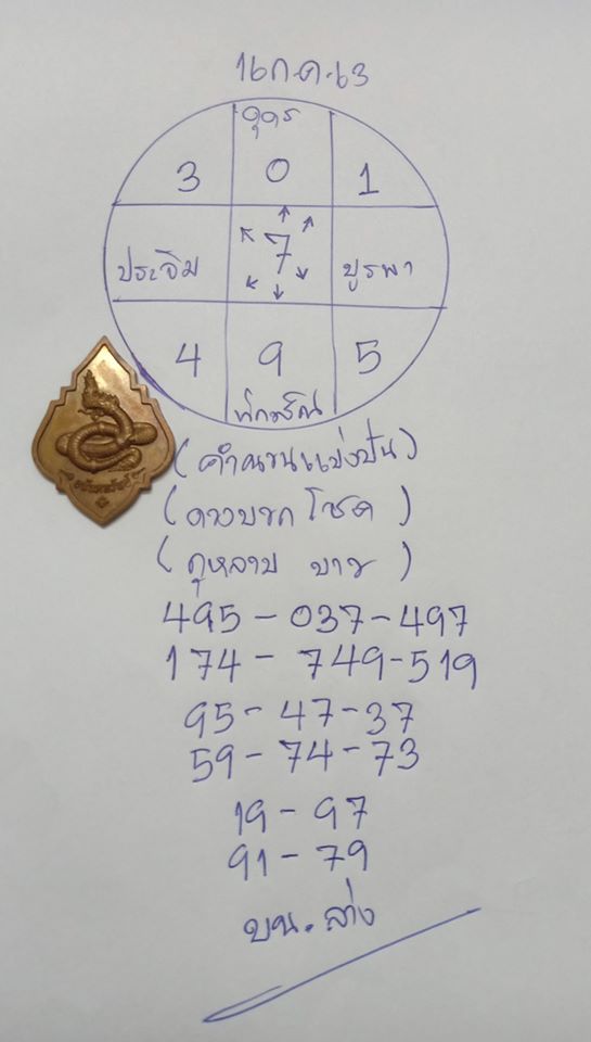 หวย อ.กุหลาบขาว