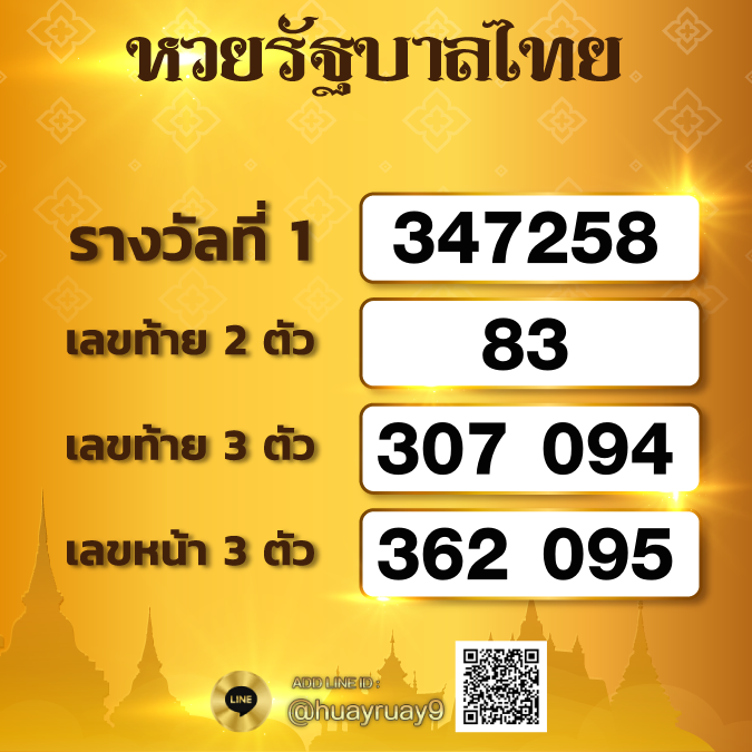 ตรวจหวย 1 ก.ค.63