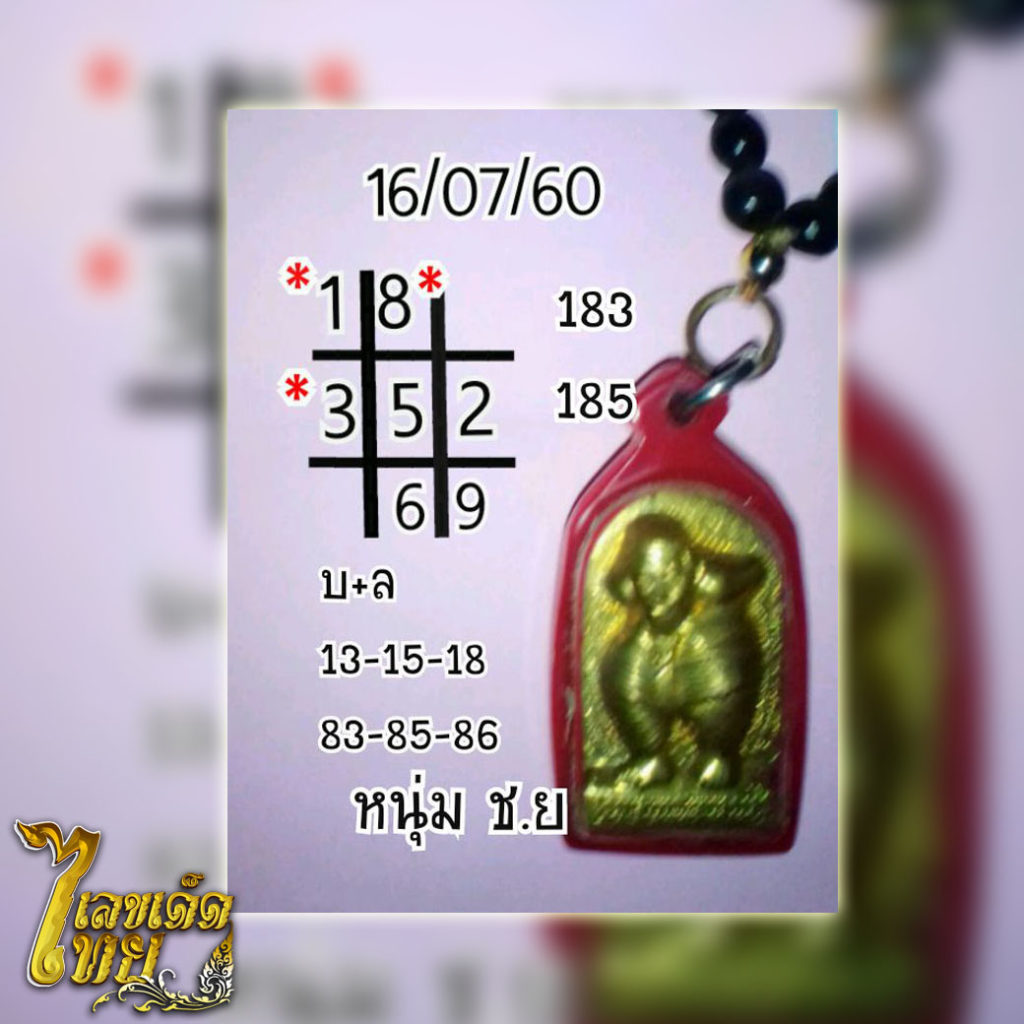 หวย,หวยซอง,หวยหนุ่มช.ย,เลขเด็ด,เลขเด็ดไทย