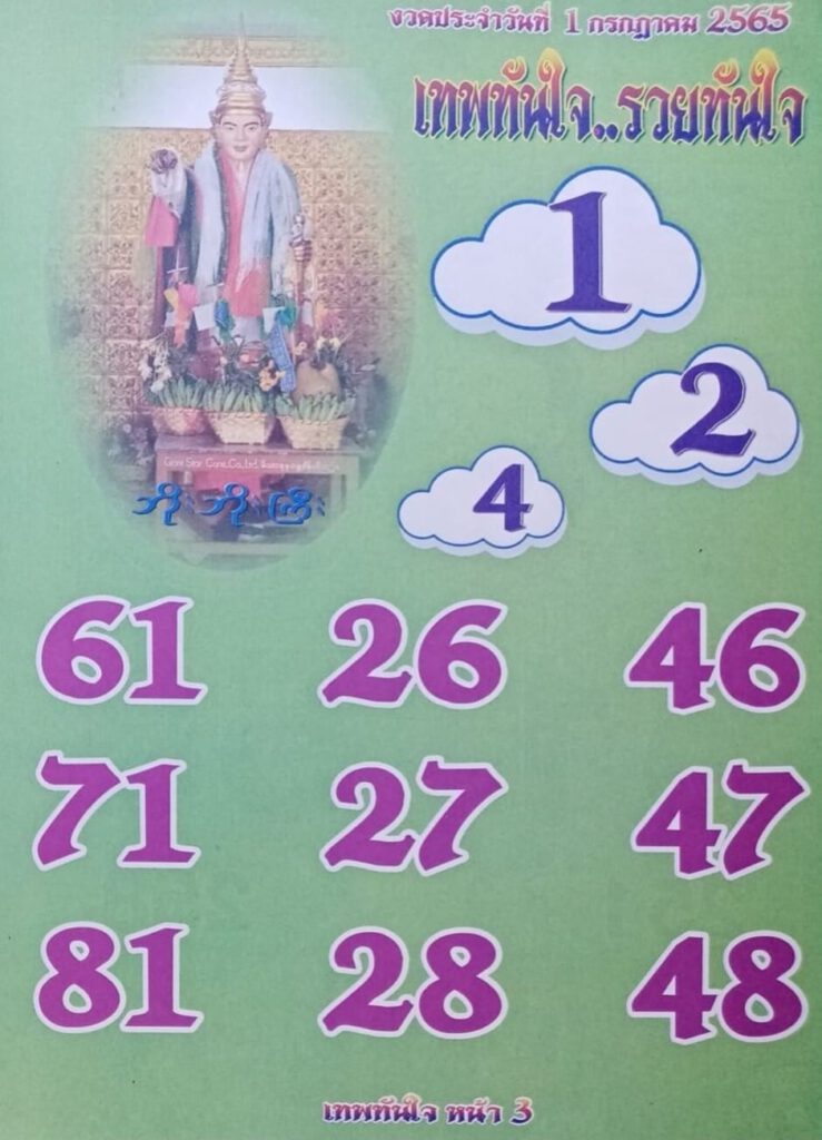 หวยเทพทันใจ
